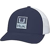 HUK Youth Trucker Hat, Anti-Glare Snapback Fishing Hat for Kids