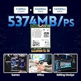 Gathukila AX210 WiFi 6E Wireless Card 5374Mbps 2.4/5/6GHz BT5.2 802.11AX MU-MIMO view 8