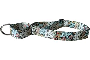 Bbmmayy Martingale Dog Collars -Adjustable Soft Dog Collar.Colorful Flower Multicolor Cute Patterns for Puppies for Medium Large Dogs Walking Running Training (M:2.5cm Wide for 36-45cm Neck, Green)