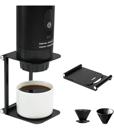 SUPPORT DE MACHINE à expresso Portable, support de tasse de filtre lavé