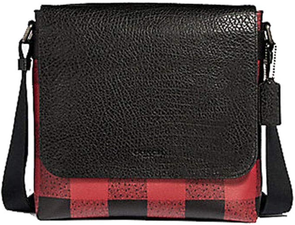 coach buffalo plaid purse