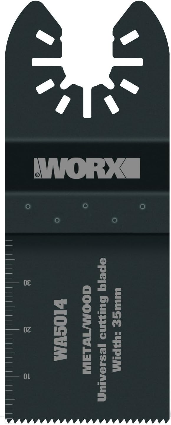 WORX WA5014 35mm Sonicrafter Oscillating Multitool Universal Bi-Metal End Cut Blade, silver