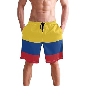 Cindly Mens Swim Trunks Beach Board Shorts Mesh Lining Swimwear Bathing Suits with Pockets