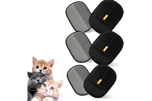 PurePoth Pet Hair Remover Glove,Purepoth Electrostatic Pet Hair Removal Gloves,Reusable Cat & Dog Hair Remover Pad