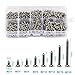 800-Piece Stainless Steel M2 Screw Assortment Bolt Nut Self-Tapping Screw Set(Pan Head-4/5 / 6/8 / 10/12 / 16/20 mm)
