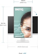 BenQ GW2486TC 24 inch IPS Monitor USB-C 65W Power Delivery FHD view 4