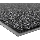 Notrax 109 Brush Step Carpeted Indoor/Outdoor Entrance Mat for Home or Office, 3' X 5', Absorbent Slip Resistant Heavy Duty Entry Mat, Charcoal, 109S0035CH