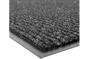 Notrax 109 Brush Step Carpeted Indoor/Outdoor Entrance Mat for Home or Office, 3' X 5', Absorbent Slip Resistant Heavy Duty Entry Mat, Charcoal, 109S0035CH