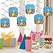 Big Dot of Happiness Giraffe Boy - Baby Shower or Birthday Party Hanging Decorations - 6 Count