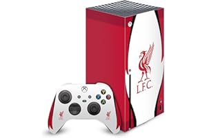 Head Case Designs Officially Licensed Liverpool Football Club Side Details Art Vinyl Sticker Gaming Skin Decal Cover Compatible With Xbox Series X Console and Controller Bundle