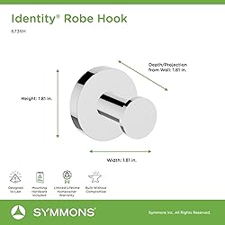 Symmons 673RH Identity Wall-Mounted Robe Hook in