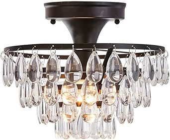 Cristal cuadrado de techo de cristal de la lámpara de luz de montaje