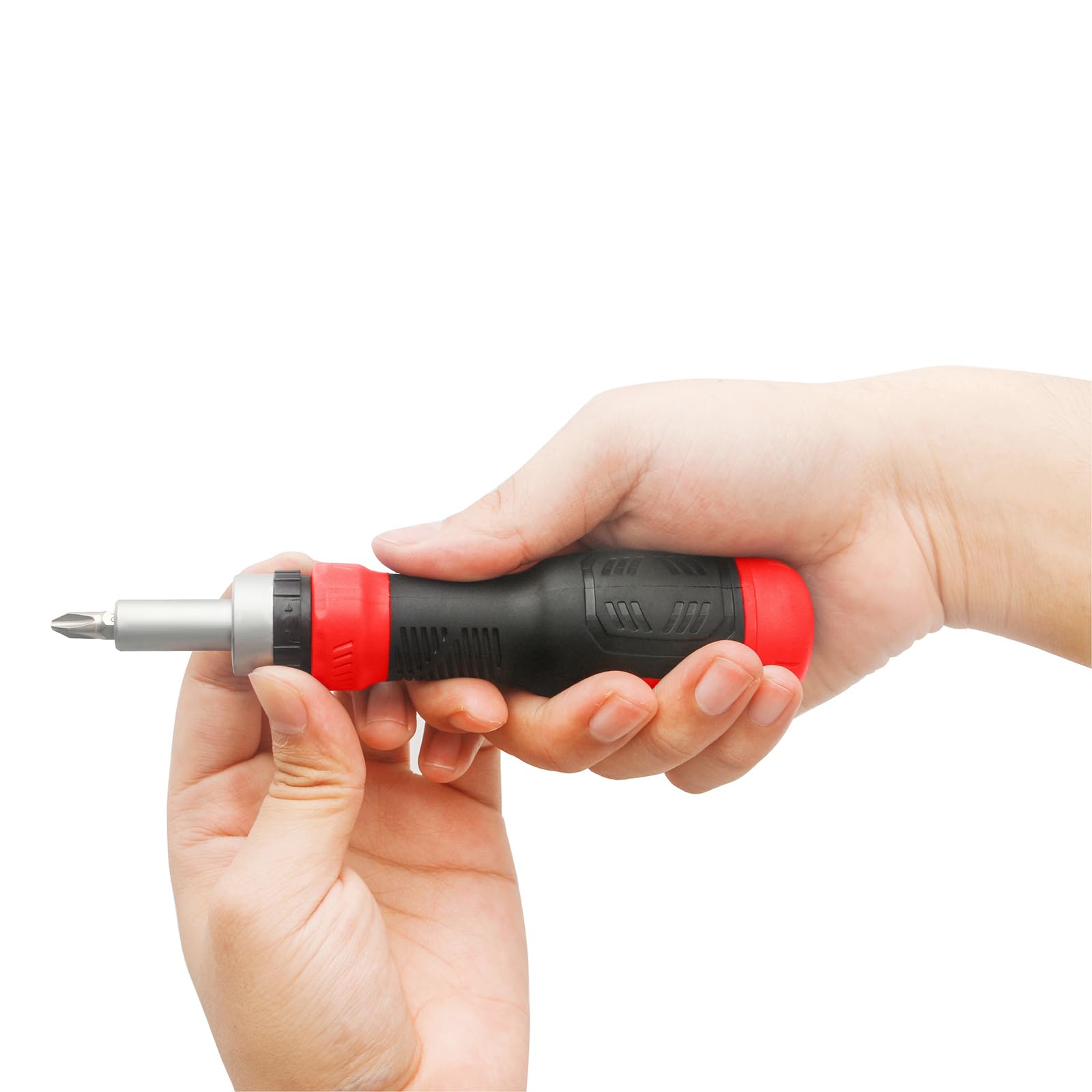 SHARDEN Ratschen Schraubendreher 13-in-1 Ratschen-Schraubendreher Multibit-Schraubendreher Multitool All in One mit Torx, Schlitz, Kreuzschlitz, Sechskant,Pozidriv und 1/4 Mutternschl¨¹ssel 7