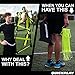 QuickPlay PRO No Tangle Agility Ladder with Quick Lock Adjustable Flat Rungs + Carry Bag (11-Rung) Multi-Sport Speed Training Ladder