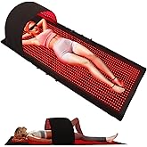 2026 Upgraded 4 Modes Compact Chamber of Red Light Therapy for Full Body Pain Relief,74"x33"+49.6"x15.6"with1655 Dual-Wave(660nm&850nm) LEDs,Multi-Mode Customization,Premium Leather 74"x 33" Black