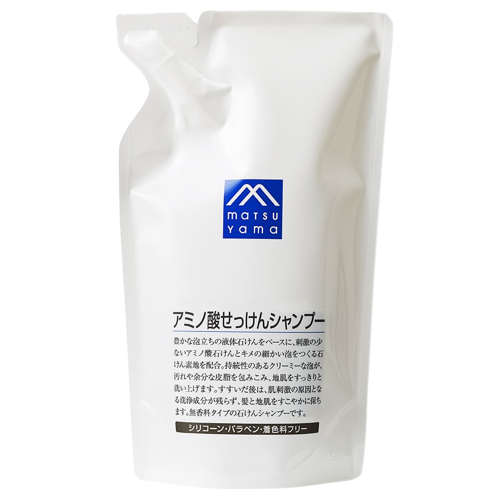 Matsuyama M-Mark Amino Acid Soap Shampoo 550ml - Refill