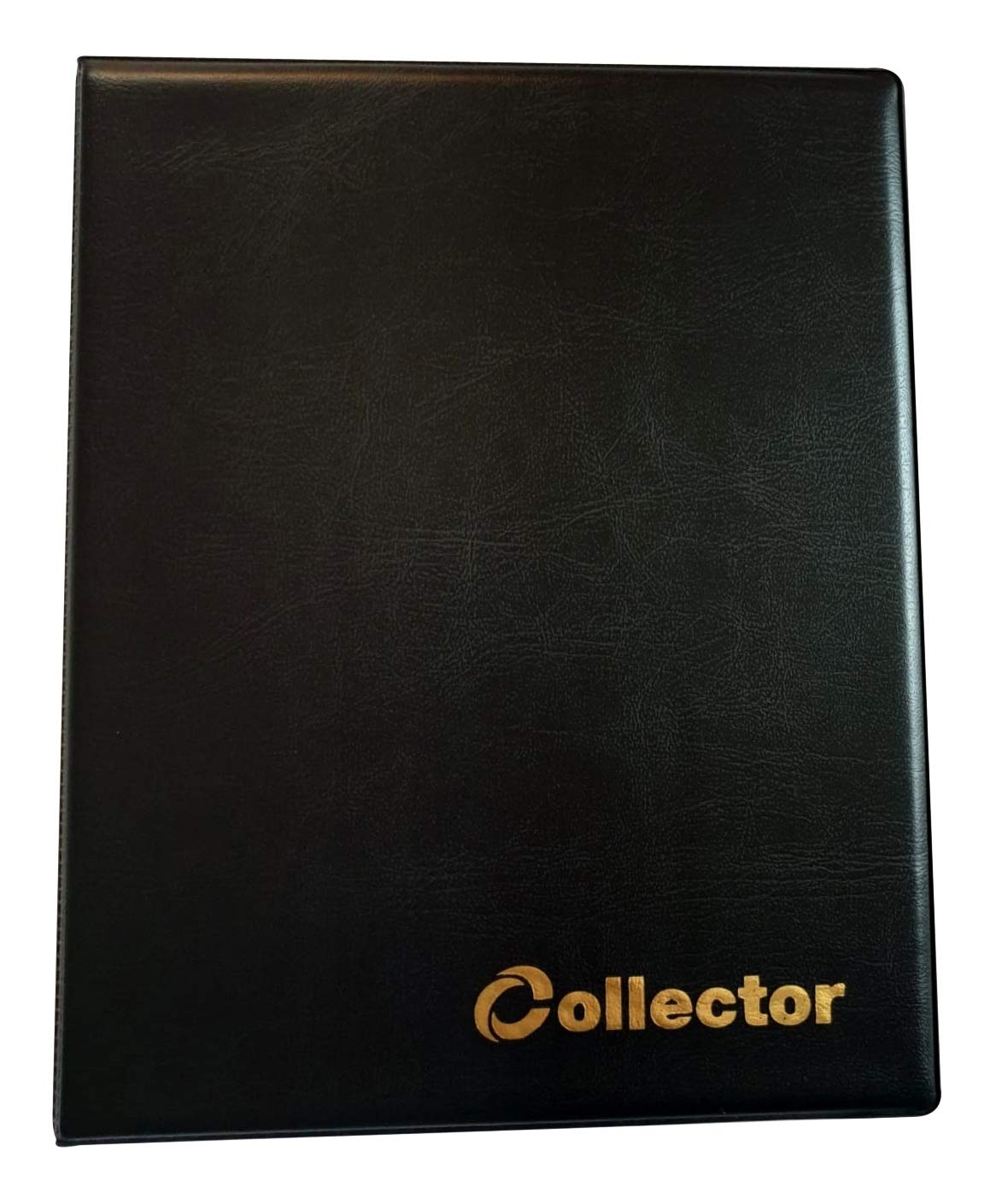 COLLECTOR - COIN ALBUM for 120 medium size coins like 50p £2 A-Z 10 pence 10p 50 pence £1 €1 €2 or other MATT BLACK