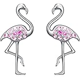 Dinosaur Horse Stud Earrings for Women,Animal Elephant Fox Butterfly Mermaid Hummingbird Penguin Earrings Jewelry