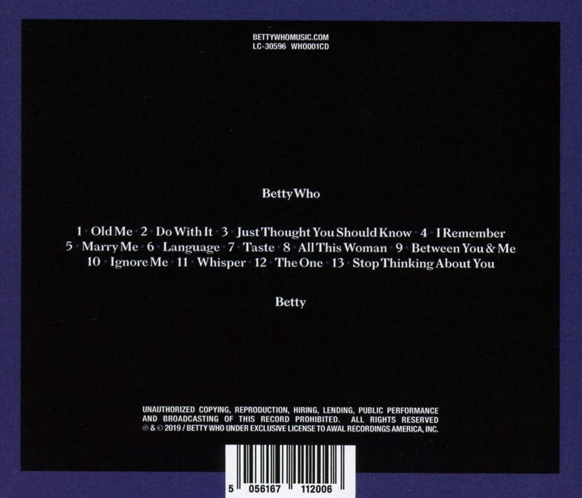 Betty Betty Who Amazon De Musik