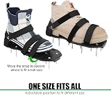 HSLighting Lawn Aerator Shoes Dual Straps Heavy Duty Spiked Sandals Universal view 4