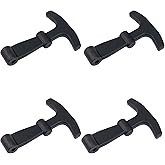 4 Pack Heavy Duty Cooler Latches Replacement - Compatible with YETI Tundra, RTIC Coolers - Durable Rubber Lid Latch Accessories, Easy to Install.