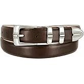 BS8216 Genuine Full-Grain Cowhide Leather Designer Golf Dress Belt 1-1/8"(30mm) Wide