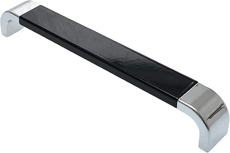 Muebles Tirador BA 192 mm Cocina Cromado, Negro cajón Mango * 713 – 192