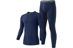 DAVID ARCHY Men’s Heavyweight Thermal Underwear for Extreme Cold, Perfect for Harsh Winter from -10°C to -5°C