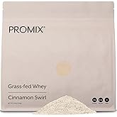 Promix Whey Protein Powder, Cinnamon Swirl - 2.5lb Bulk - Grass-Fed & 100% All Natural - Post Workout Fitness & Nutrition Shakes, Smoothies, Baking & Cooking Recipes - Gluten-Free & Keto-Friendly