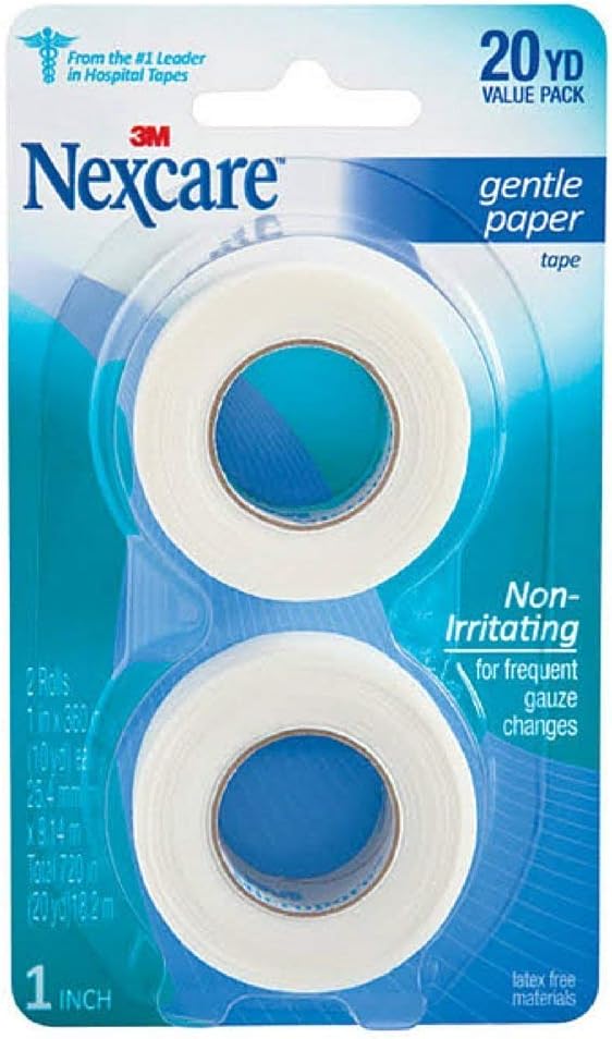 Nexcare First Aid 3M Gentle Paper Tape 2 roll: Health & Personal Care