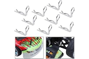 HobbyPark RC 1/16 1/18 Body Clips 90-Degree Angle Springy Pins for Traxxas Redcat Racing WLtoys A959 Car Truck Buggy Drift Touring (20-Pack)
