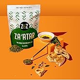 Za'atar by Z&amp;Z | Za'atar Spice Blend with Zaatar Spice, Sumac, &amp; Toasted Sesame Seeds | Za'atar Seasoning for Breads, Salads, Chicken, or Snacks | Savory &amp; Tangy Palestinian Zaatar Seasoning, 8 Oz