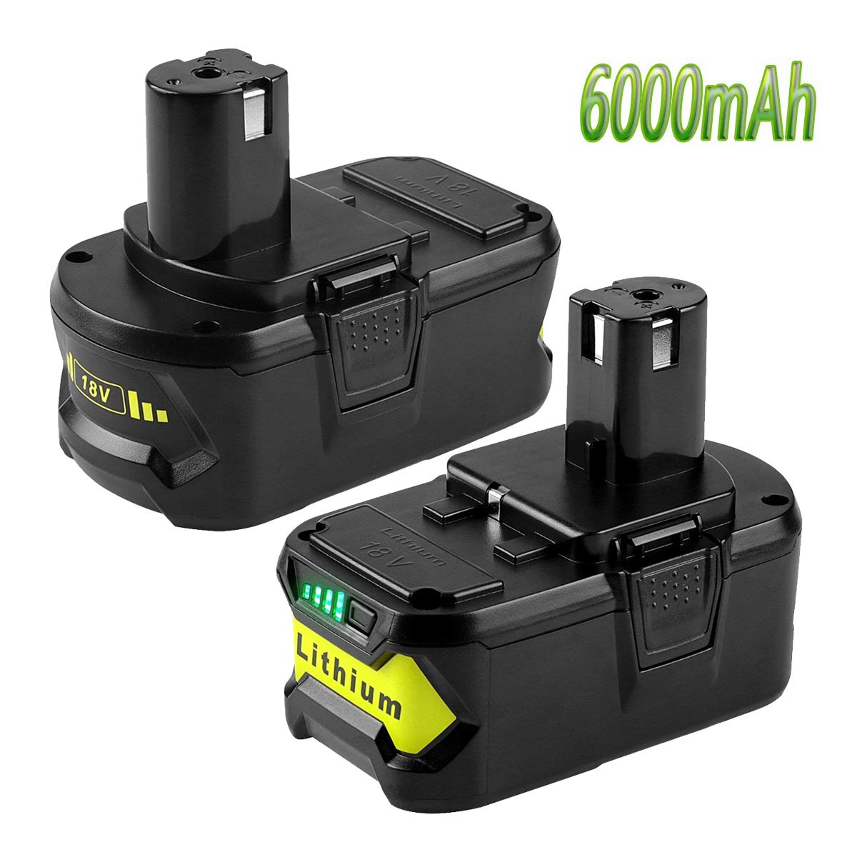 18Volt 6000mAh P108 Battery for Ryobi 18V Battery Lithium ion