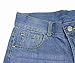 Bienzoe Girl Denim Shorts: Low Waist Adjustable Cowgirl Cotton Relaxed Bermuda LT 8