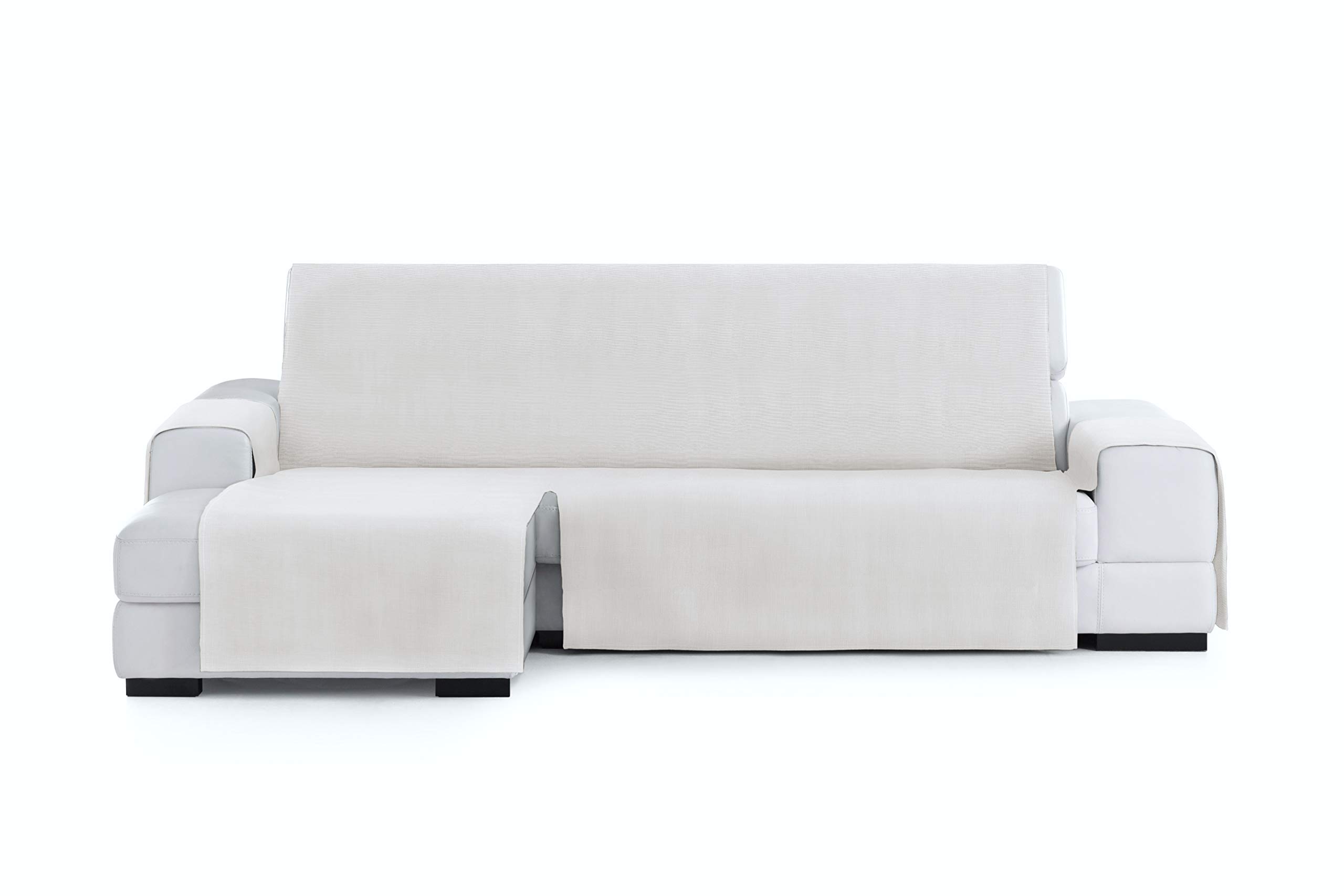 Eysa Cover, Cotton, White, 240cm Suitable for sofa sizes 250-300cm