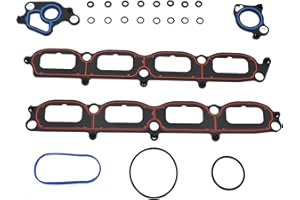 Dxuekeo Intake Manifold Gasket Set Compatible with Ford Expedition F150 F250 F350 Super Duty 2004-2014 Navigator Mark Lt 2005-2014 5.4L Sohc Vin 5 V V8 Replace# Ms96696