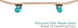 Xootz Kids Skateboard 31 inch Double Kick Maple Deck 9 Ply Trucks 5c view 4