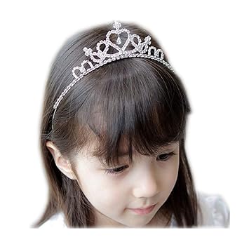 Amazon Com Children Girls Prom Wedding Brithday Rhinestone Decor