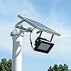 Solar Powered Floodlight/ Spotlight, Outdoor Waterproof Security Light 54led 400 Lumen for Home, Garden, Lawn, Pool