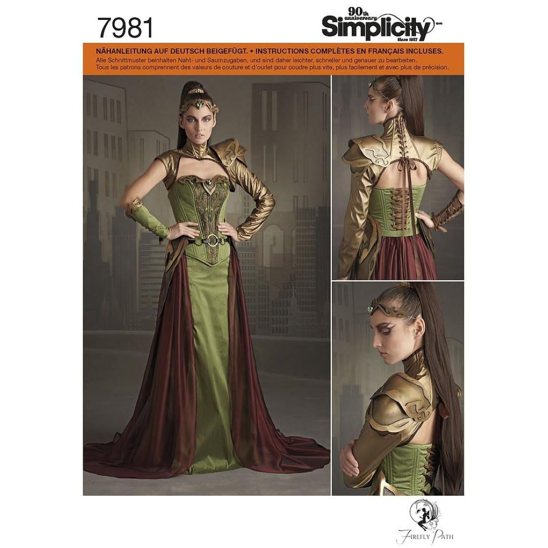 Simplicity Sewing Pattern 8363 Misses’ Fantasy Ranger Costume
