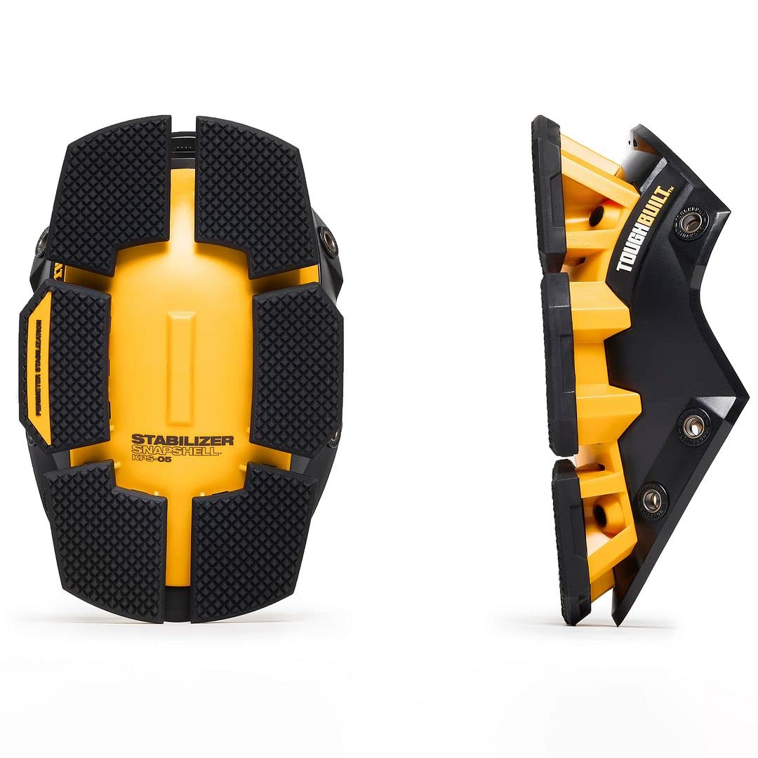 ToughBuilt - Stabilizer SnapShell ™ for Gelfit ™ or FoamFit ™ KneePads - Ergonomic Support and Adjustable Straps for a Comfortable Fit - (TB-KPS-05-UK)