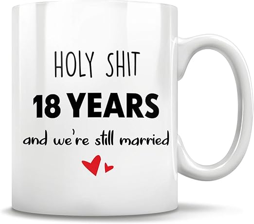 18 year wedding anniversary gift for him
