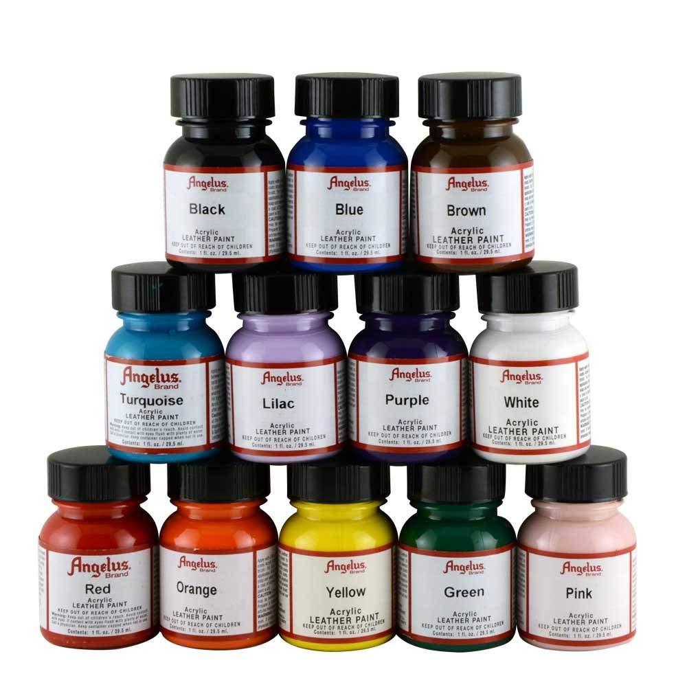 Angelus Leather Paint Set Of 12 1 Oz Buy Online In Andorra At Andorra Desertcart Com Productid 48396607