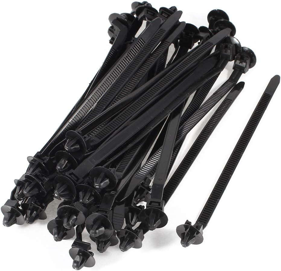 Amazon Com Uxcell Nylon Umbrella Wing Push Mount Cable Tie 167mm X 6 5mm 40 Pcs Black Home Improvement