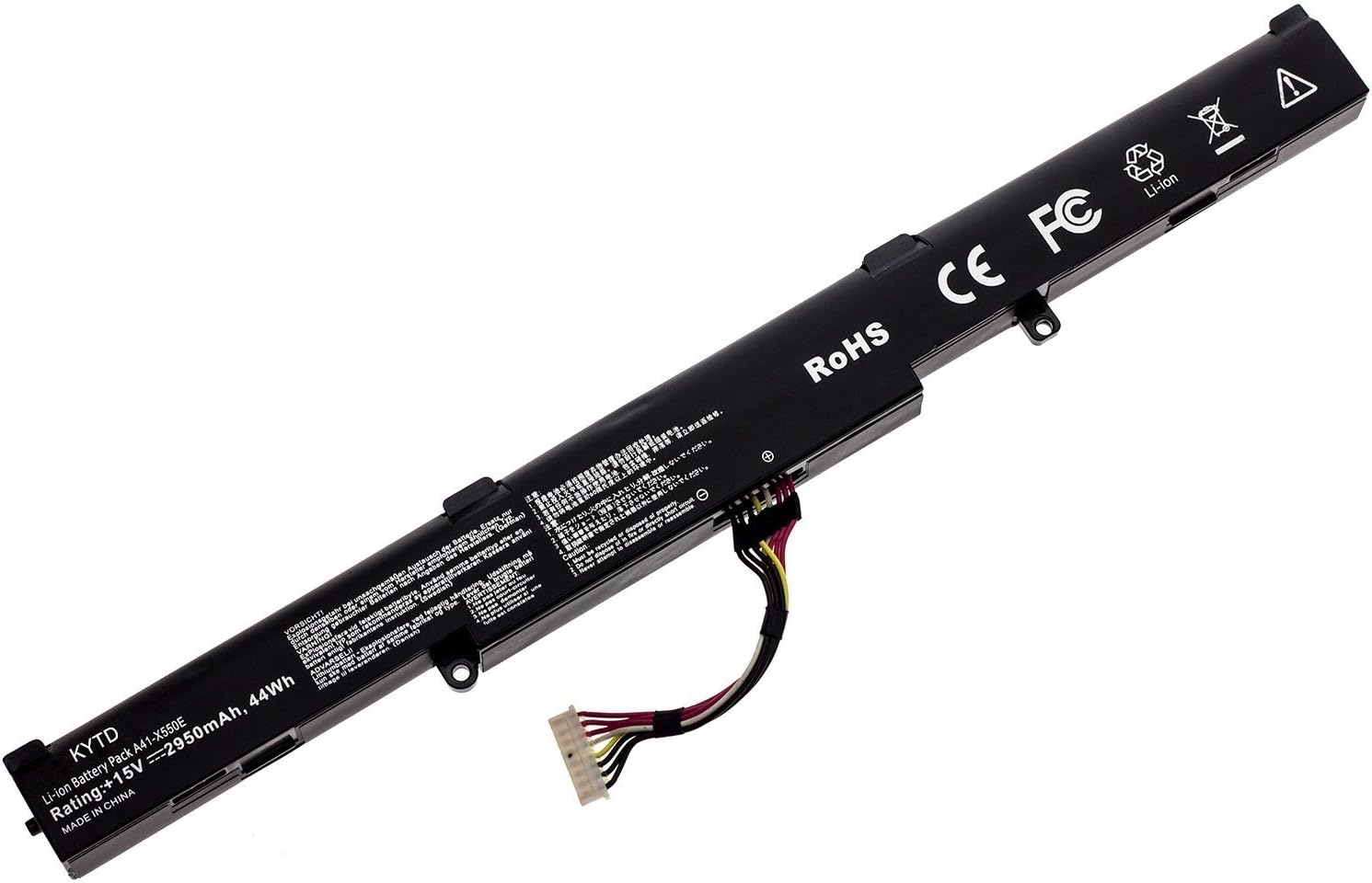 KYTD A41-X550E Battery for Asus X450 X 450e X450j X450jf A450j A450jf A450e X550e X550z X550za X751m X750j X750ja F751la F751ma F751mj - 15V 44WH - 12 Months Warranty