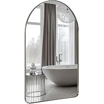 Amazon.com: ANDY STAR 30 x 40 Inch Arched Mirror, Brushed Nickle ...