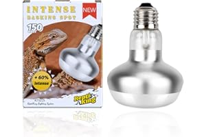 ReptiKing Basking Light for Reptiles, 1-Pack 150W Upgraded Intense Basking Spot, Reptile Basking Bulb Light, UVA Heat Lamp Bulb for Bearded Dragon