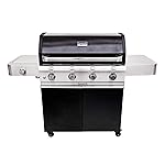 Saber-Grills-R67CC1117-Saber-Cast-Black-4-Burner-Cart-Grill