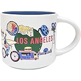 Starbucks Discovery Series Los Angeles Ceramic Mug, 14 Oz, Blue, 011152084