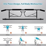 JX FITNESS Door Frame Pull Up Bar with Padded Handles Foldable No Drilling view 7